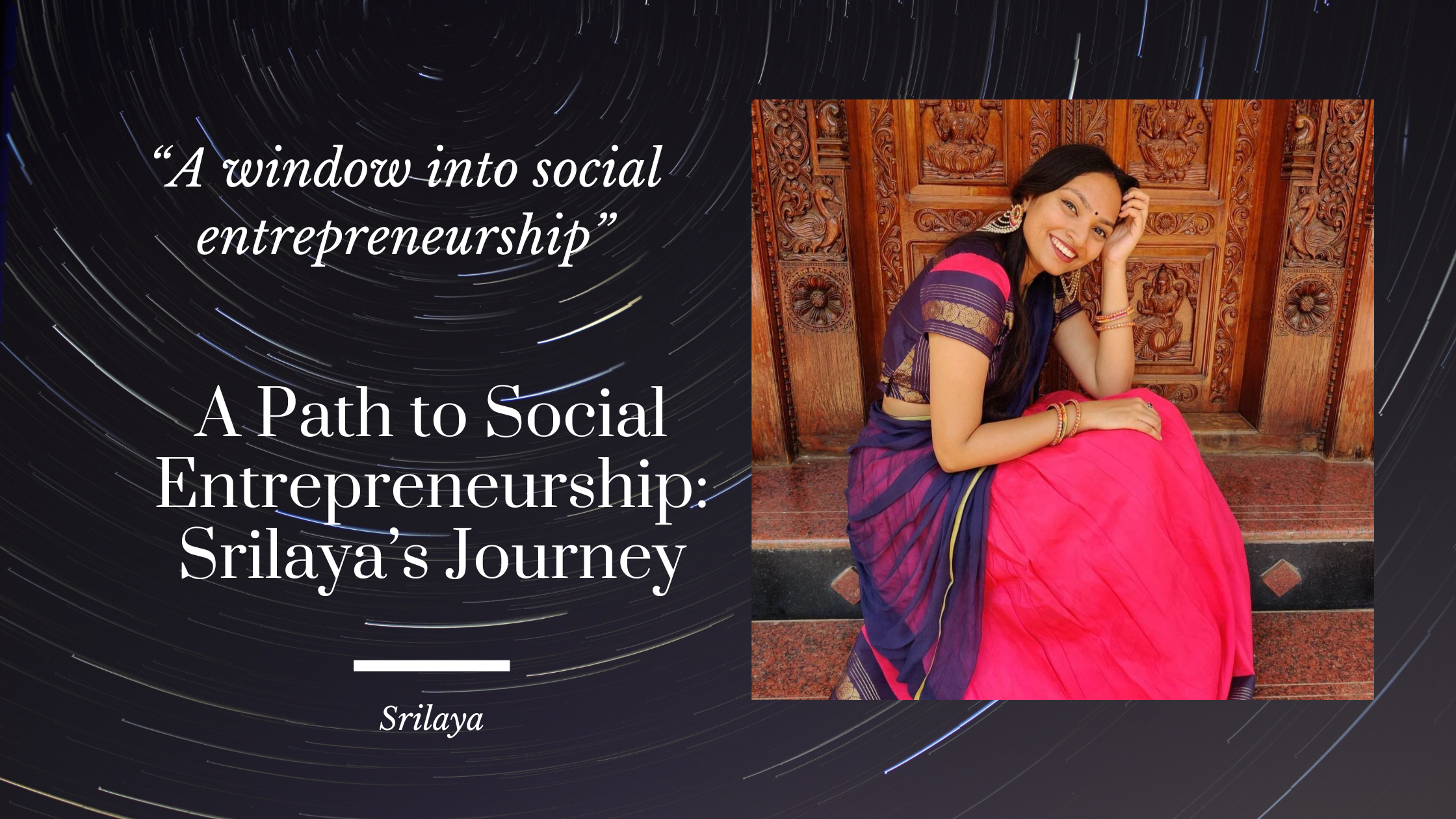 A Path to Social Entrepreneurship